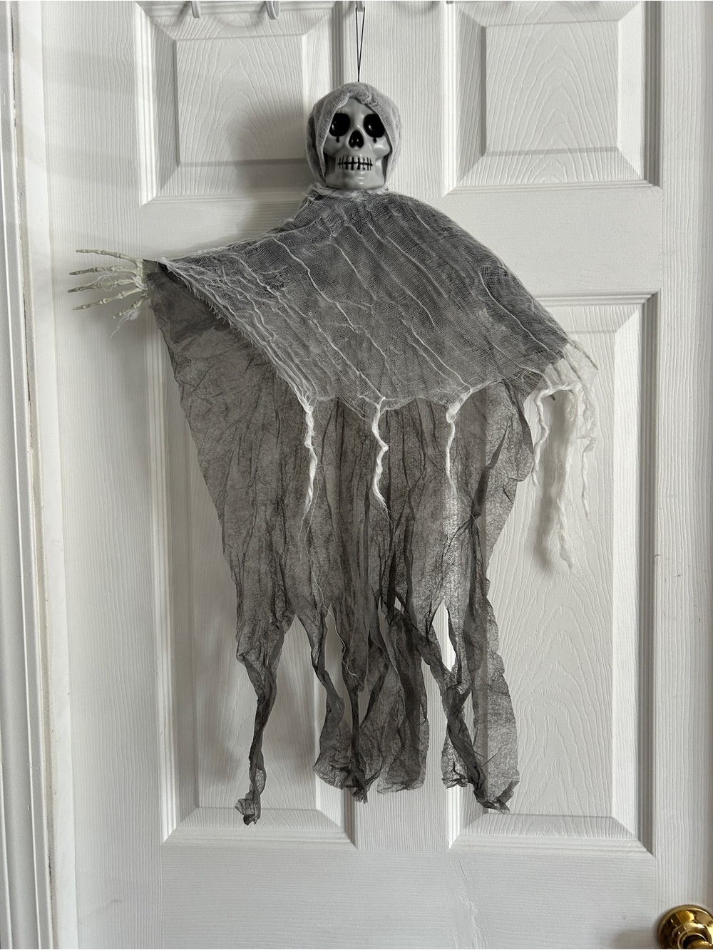 Source Unknown Gray Hanging Grim Reaper Door Accent